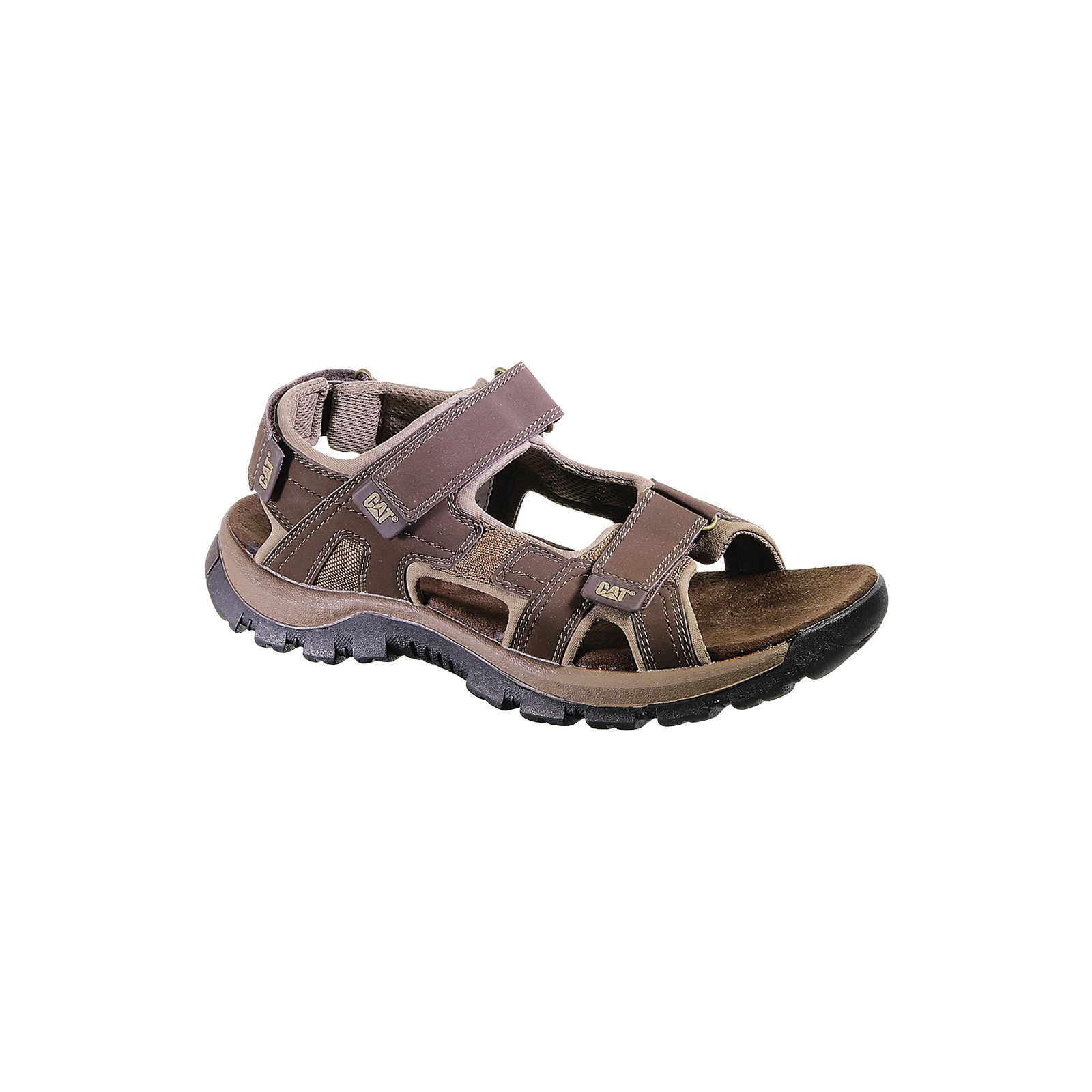 Men's Caterpillar Giles Sandals Dark Brown Ireland LYOV86341